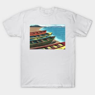Boats In A Row T-Shirt